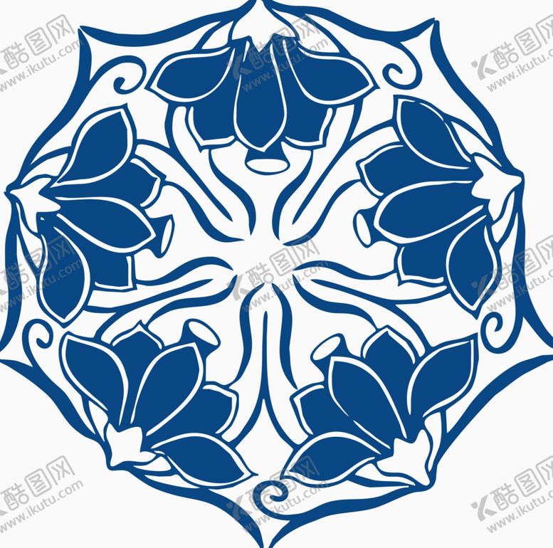 编号：63658312011603203701【酷图网】源文件下载-青花瓷花纹