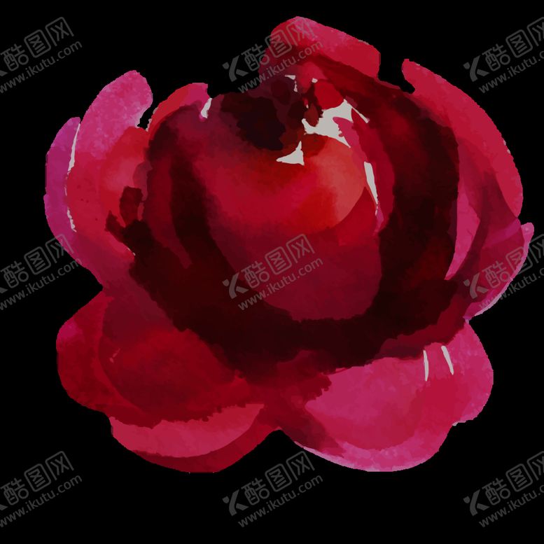 编号：91984604281508506169【酷图网】源文件下载-水彩花朵装饰