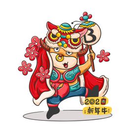 卡通牛形象