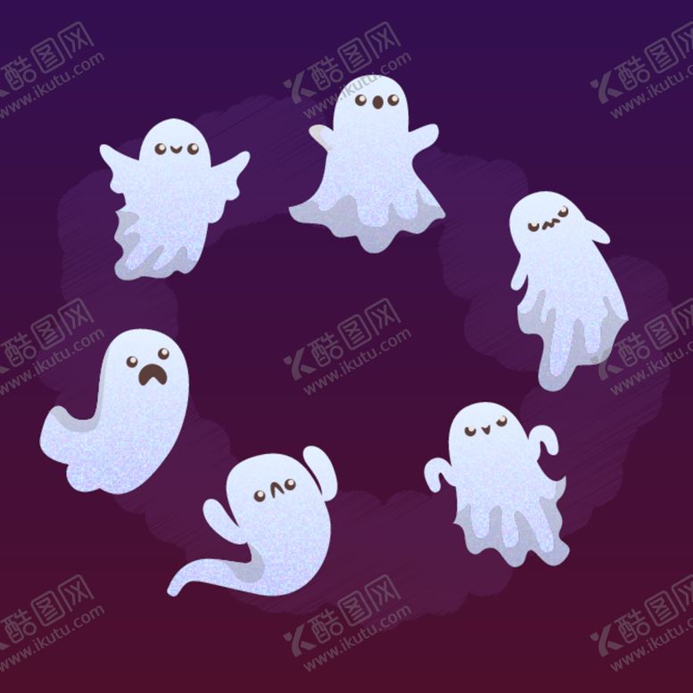 编号：36436412100409274652【酷图网】源文件下载-卡通幽灵