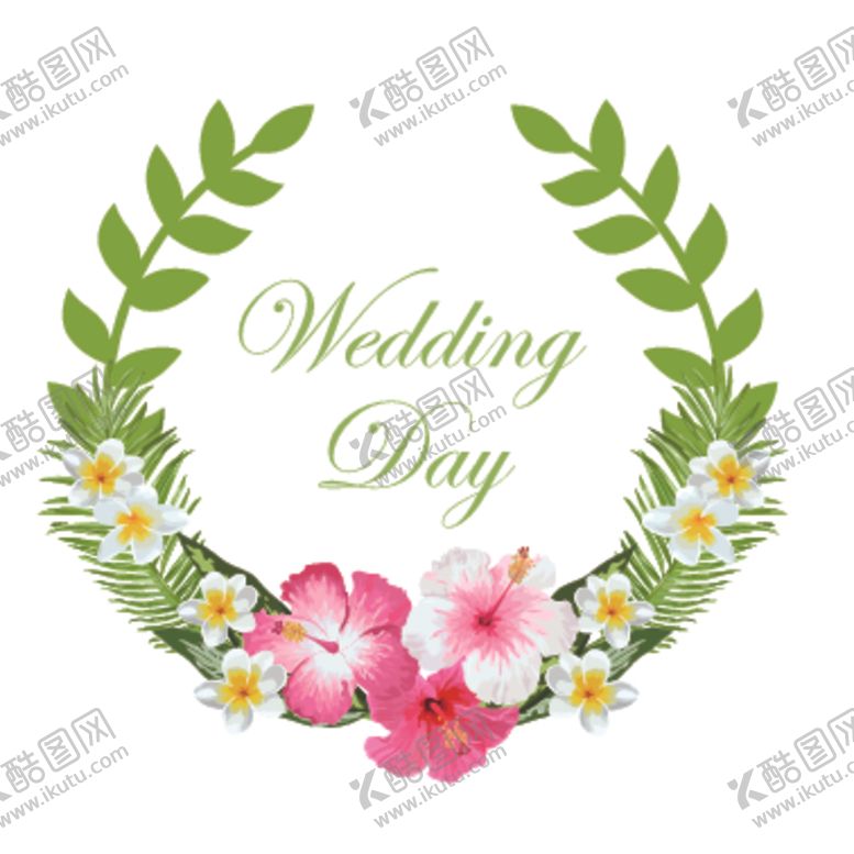 编号：72984210292130376421【酷图网】源文件下载-北欧小清新花圈花环