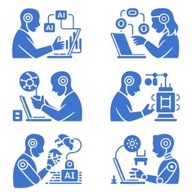 科技ai图标