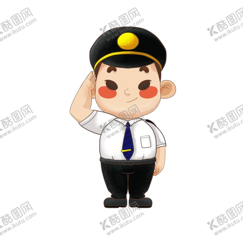 编号：39686812061047298158【酷图网】源文件下载-卡通敬礼