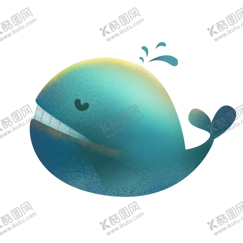 编号：99942804201658588208【酷图网】源文件下载-插画鲸鱼卡通元素