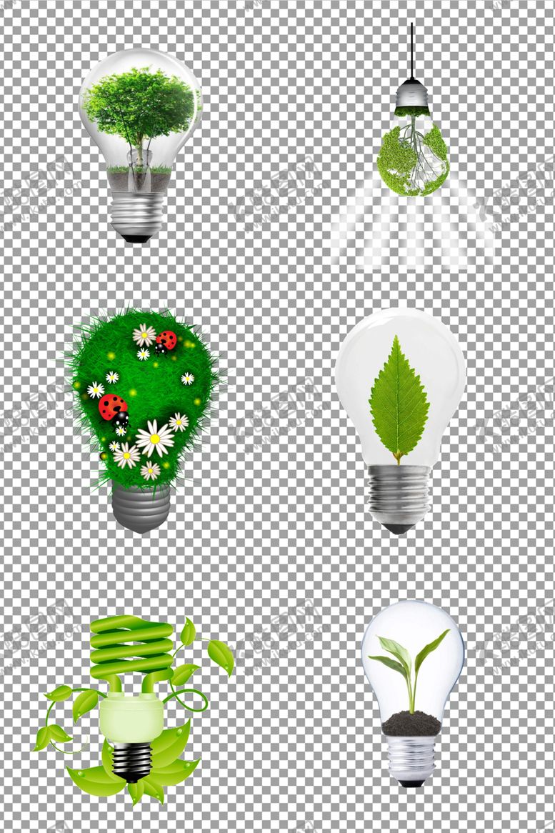 编号：38912110031236208739【酷图网】源文件下载-绿色环保灯泡