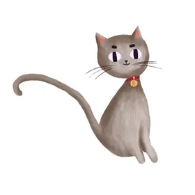 手绘卡通猫图片小咪可爱咪素材