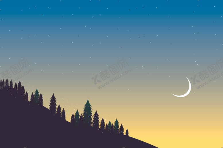 编号：66356310042034388800【酷图网】源文件下载-自然风光插画