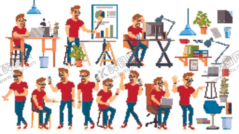 编号：69368707080143491203【酷图网】源文件下载-人物插画
