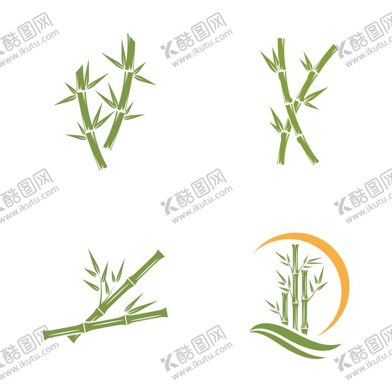 编号：18246309220055056457【酷图网】源文件下载-竹子logo