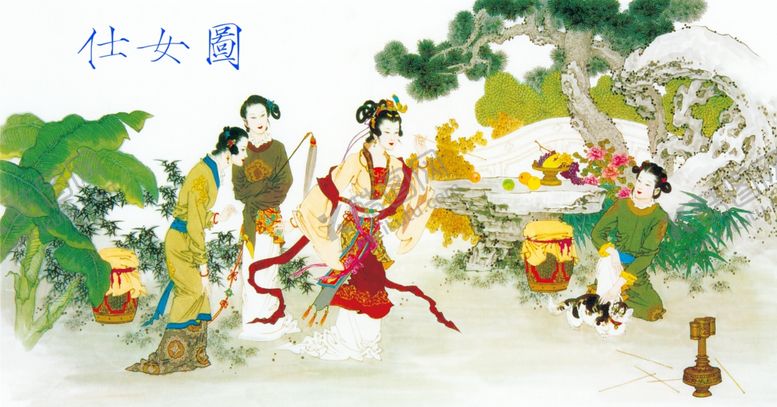 编号：51659207120859422684【酷图网】源文件下载-仕女图