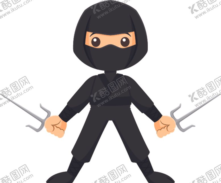 编号：23269510080426359491【酷图网】源文件下载-卡通忍者