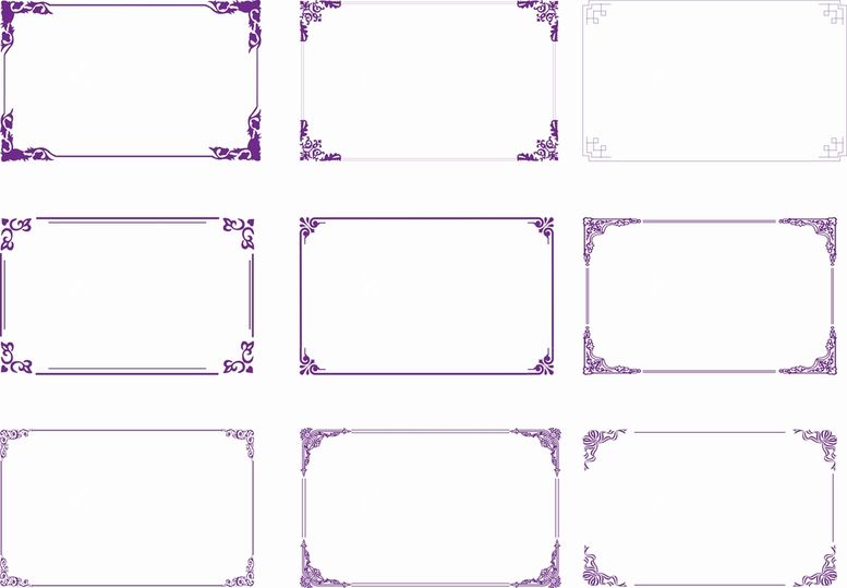 编号：51298709152259322903【酷图网】源文件下载-边框花纹