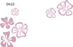 花瓣对角花矢量图案