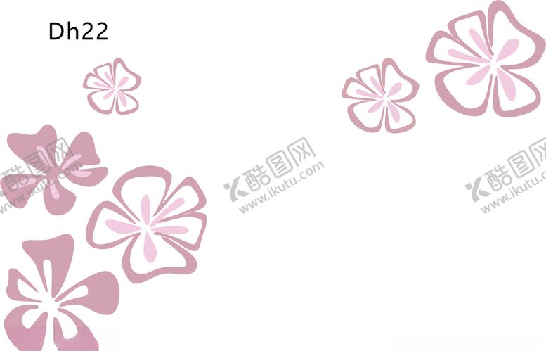 编号：60024710300610013550【酷图网】源文件下载-花瓣对角花矢量图案