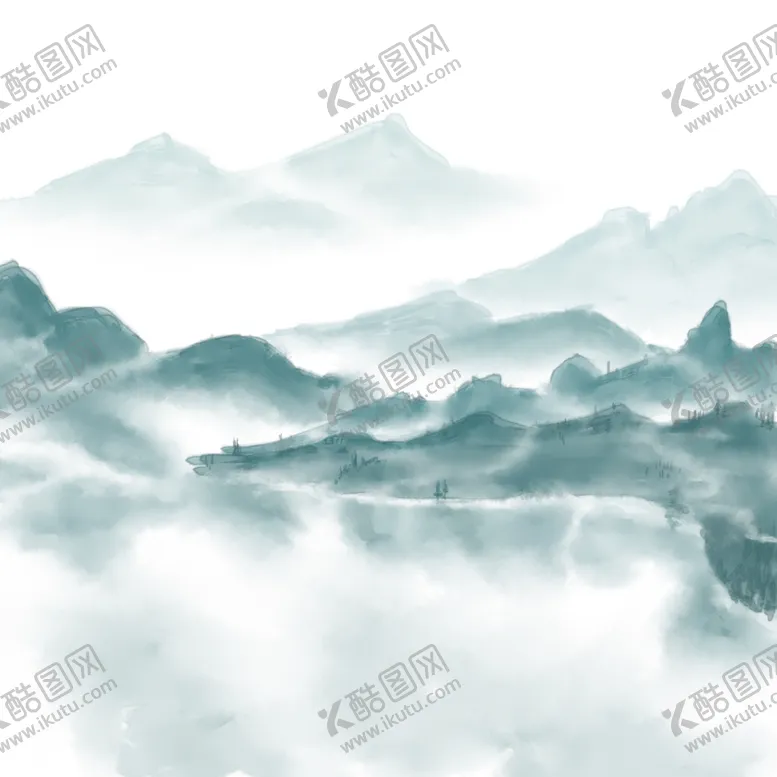 编号：55596612121054561079【酷图网】源文件下载-水墨山水素材图片