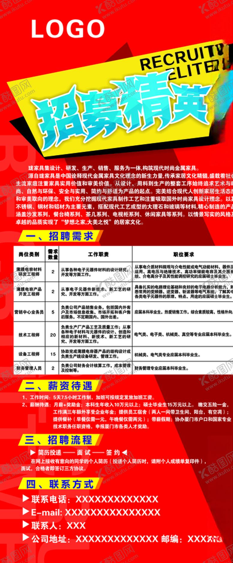 编号：22131706271738471734【酷图网】源文件下载-诚聘精英展架