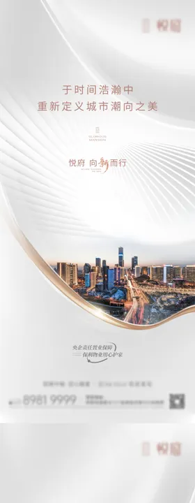项目入市形象系列海报
