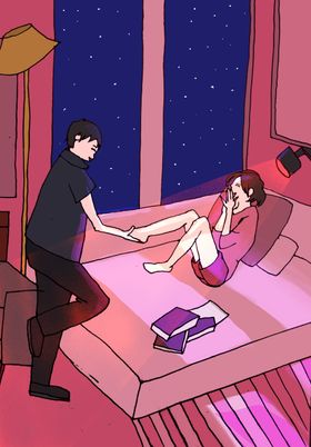 情侣插画