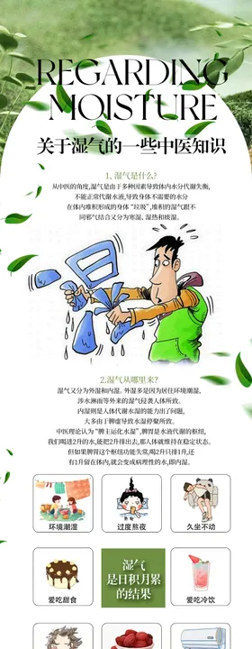 关于湿气中医分享长图
