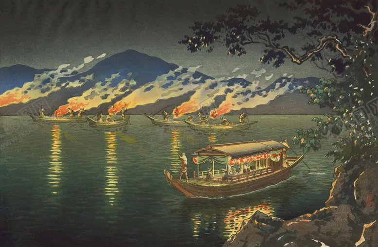 编号：11299204200303458482【酷图网】源文件下载-土屋光逸版画