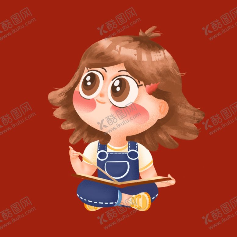 编号：91706302191524581931【酷图网】源文件下载-手绘儿童女孩