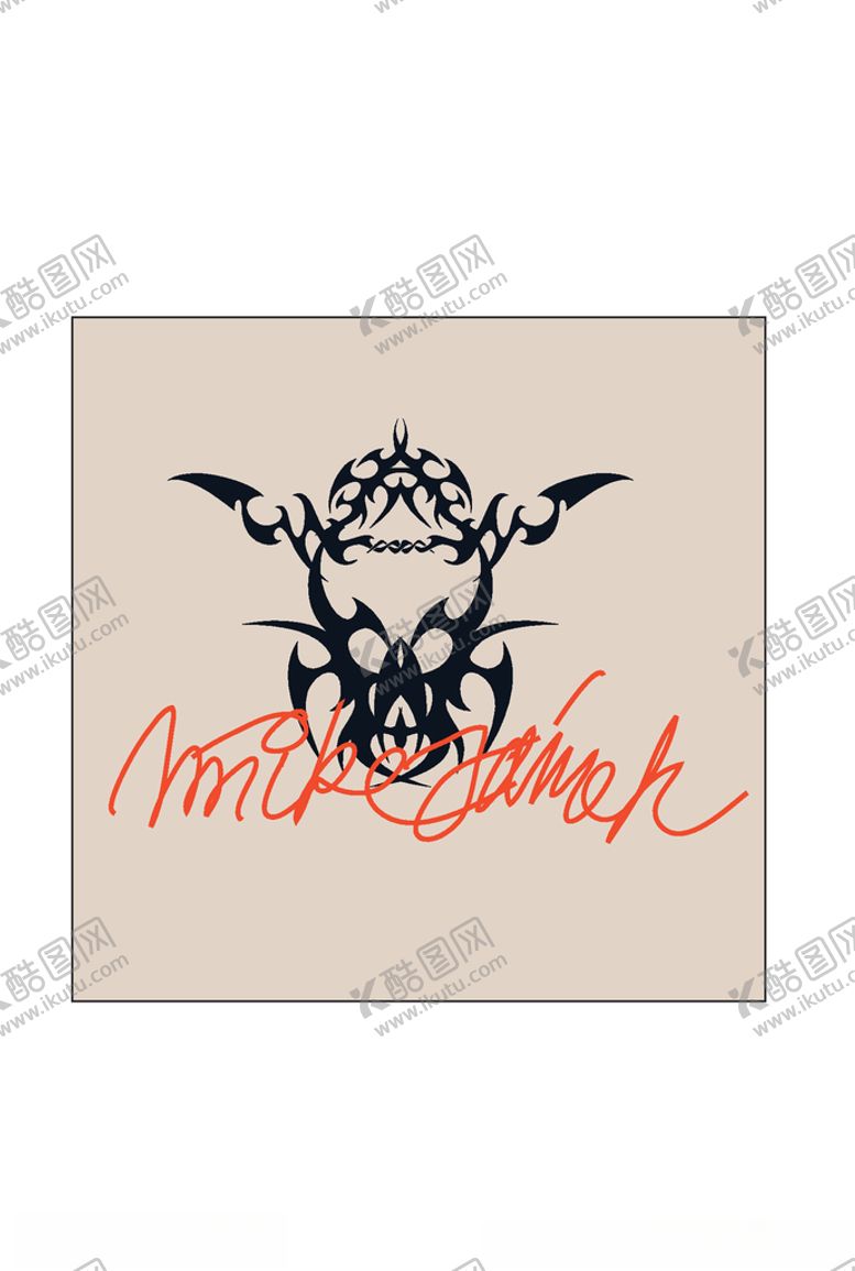 编号：12887109210700529707【酷图网】源文件下载-灵异图腾