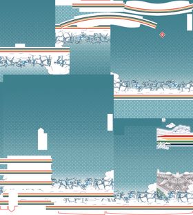 CASA品牌服饰裁片设计图