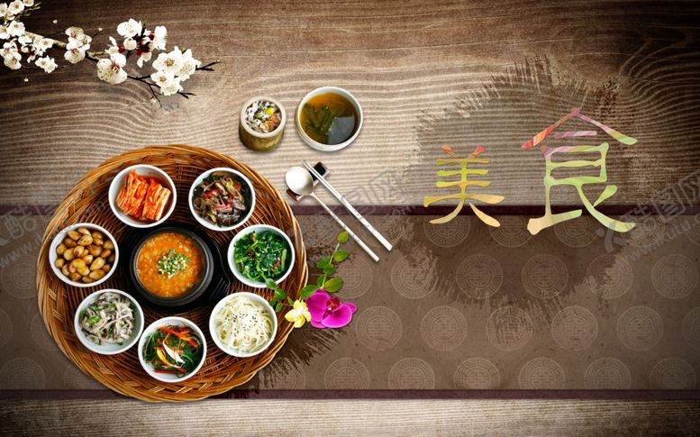 编号：25004509242220456142【酷图网】源文件下载-美食背景墙