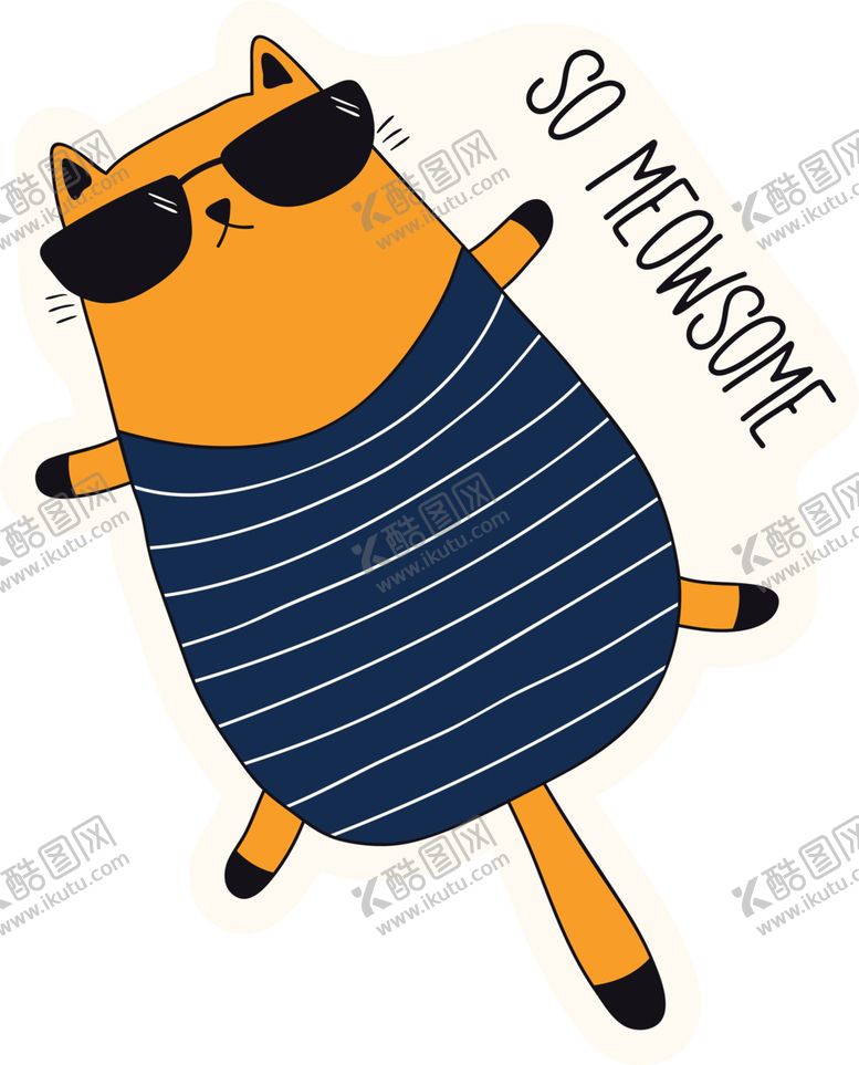 编号：52390210050312526521【酷图网】源文件下载-手绘卡通猫