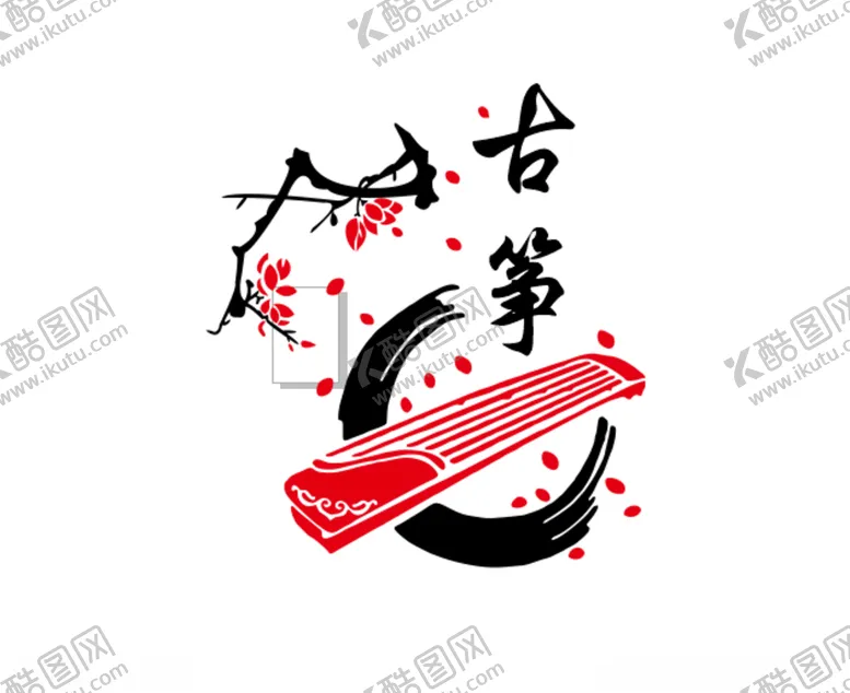 编号：42009504280043118112【酷图网】源文件下载-古筝文化墙
