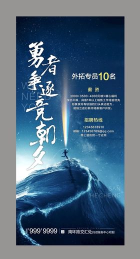 招聘诚高薪诚海报诚英才