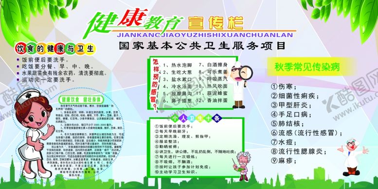 编号：77680507072104506351【酷图网】源文件下载-健康教育宣传栏