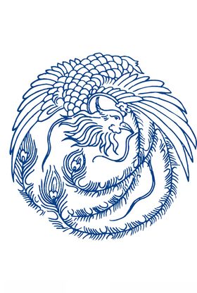青花纹理