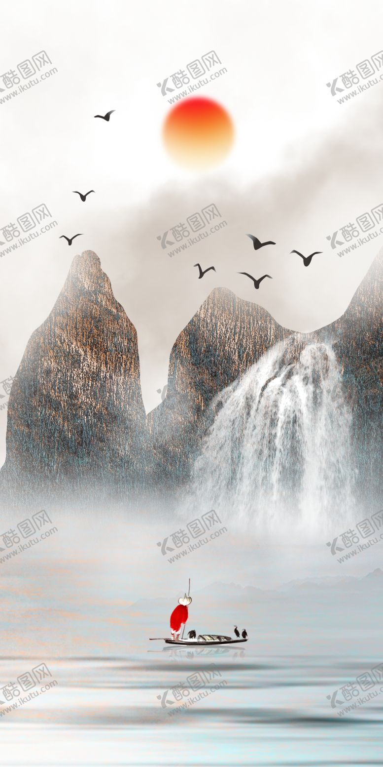 编号：55397909250644489956【酷图网】源文件下载-山水装饰画