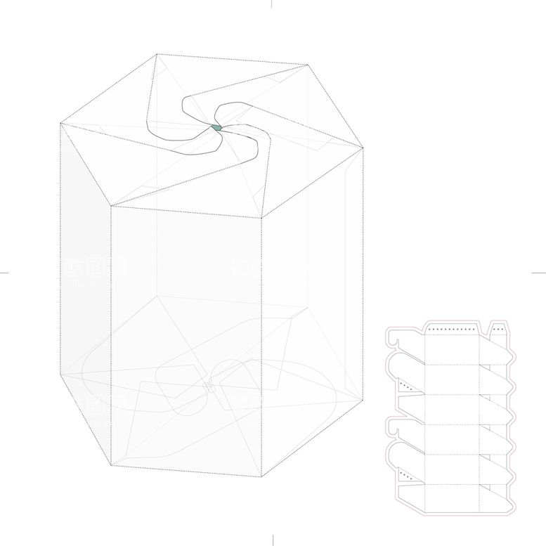编号：96378009200048392149【酷图网】源文件下载-包装盒刀模图