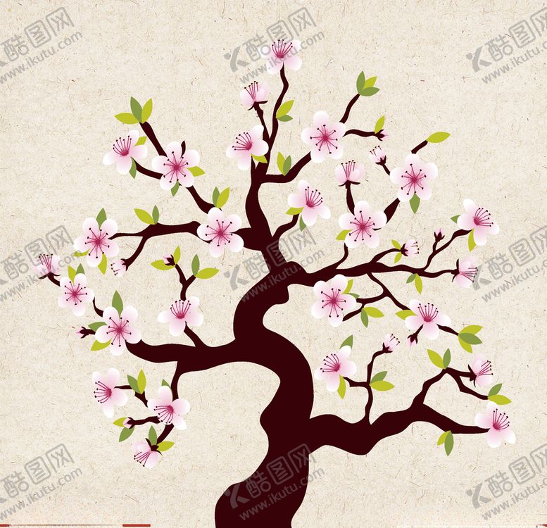 编号：53825110301148191839【酷图网】源文件下载-矢量动物矢量植物插画手绘