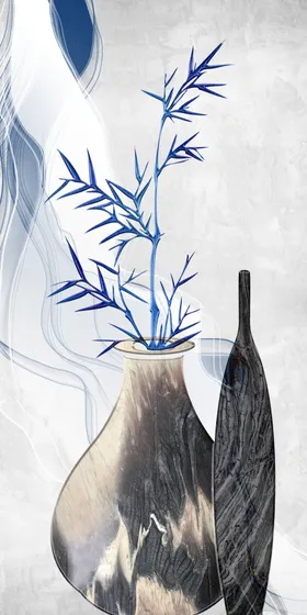 手绘花卉朵春天