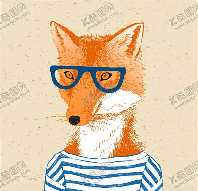 编号：13785705010950108794【酷图网】源文件下载-卡通狐狸