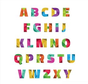 卡通字母