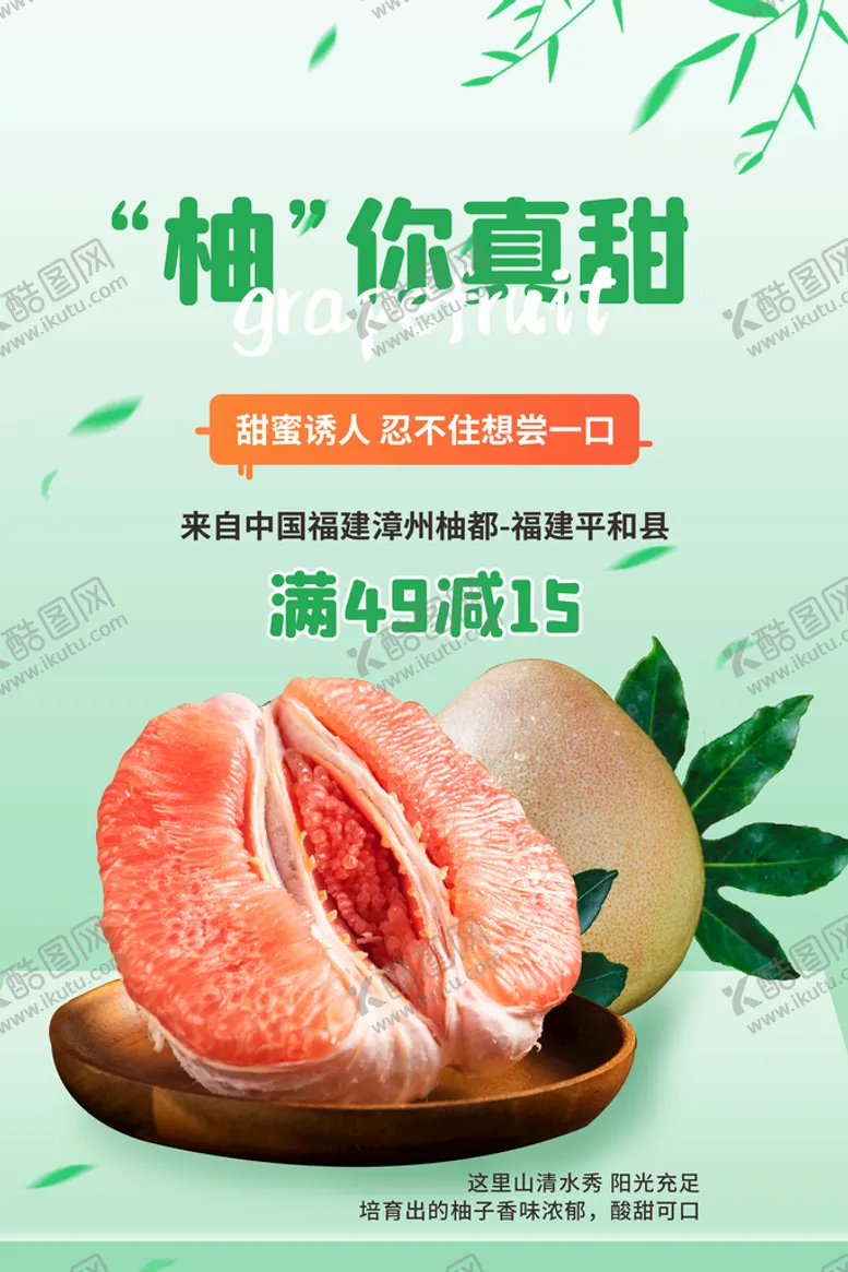编号：51083909202010597195【酷图网】源文件下载-柚子水果