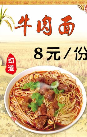 牛肉面海报
