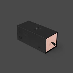 简约灰色抽屉式收纳盒样机