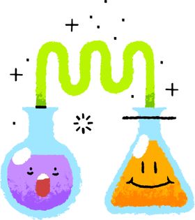 卡通系列插画图片人物扁平化日常生活立体