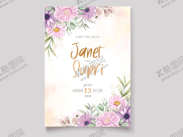 编号：98376309211803067700【酷图网】源文件下载-婚礼结婚请柬邀请函