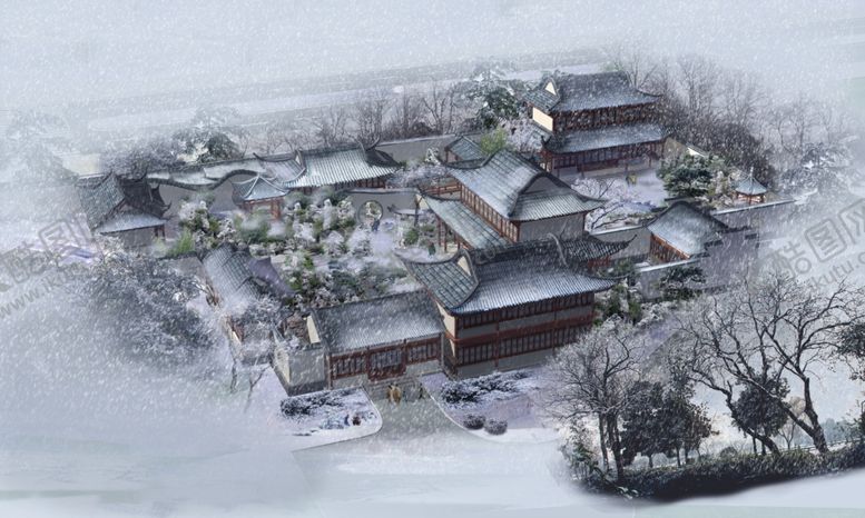 编号：71131611302326094365【酷图网】源文件下载-古典四合院