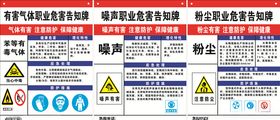 职业危害告知牌