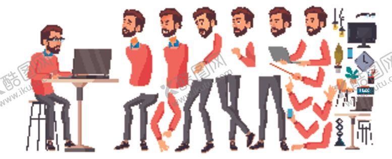编号：39122407021314342672【酷图网】源文件下载-人物插画
