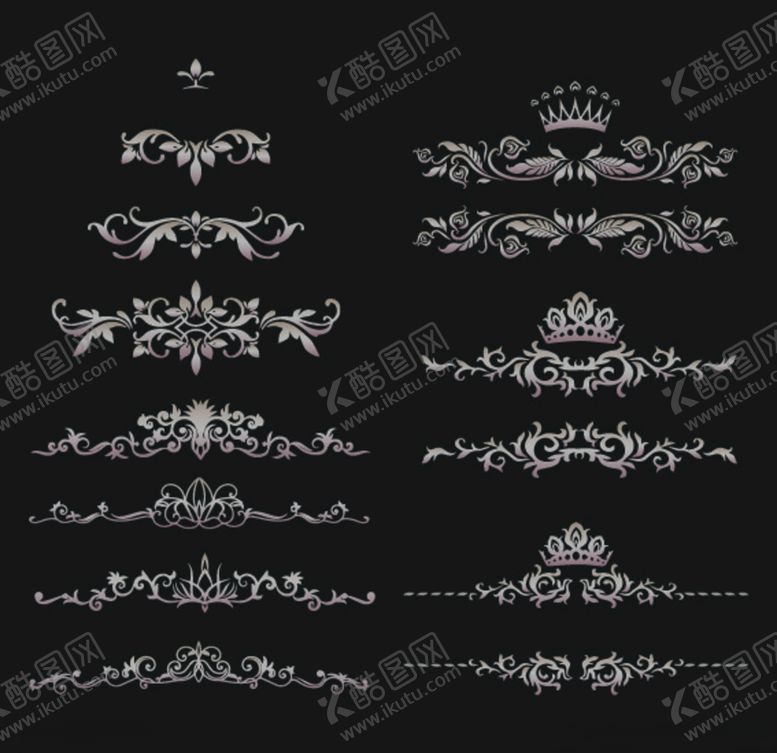 编号：23412810120623033647【酷图网】源文件下载-欧式复古花边