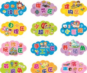幼儿园角落区英语区