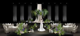 优雅绿植韩系婚礼